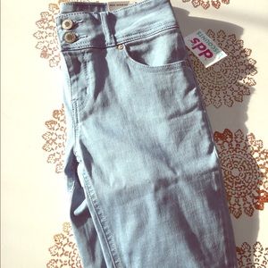 Lightly Colored Wax Jeans